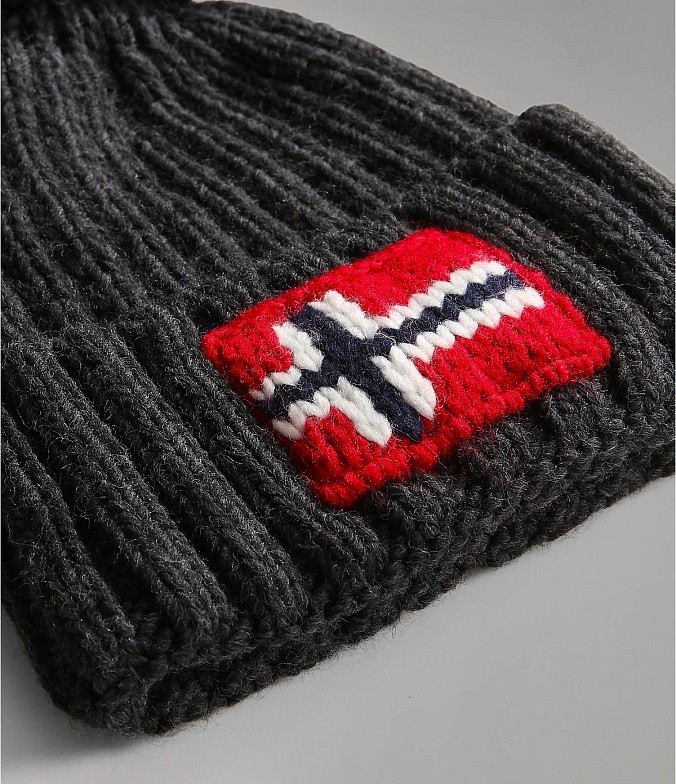 Шапка Napapijri Semiury Dark Grey Melange