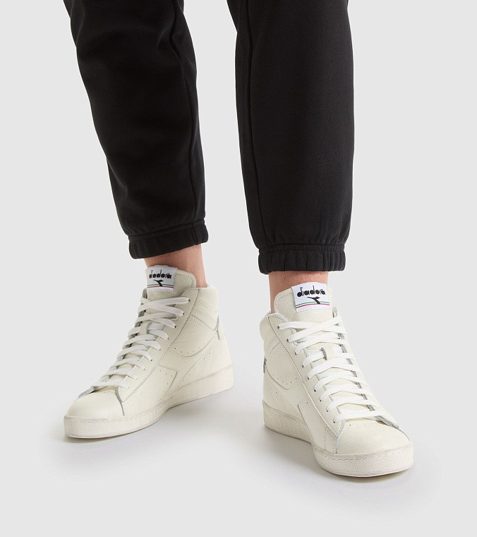 Кроссовки Diadora Game L High Waxed White / White / White