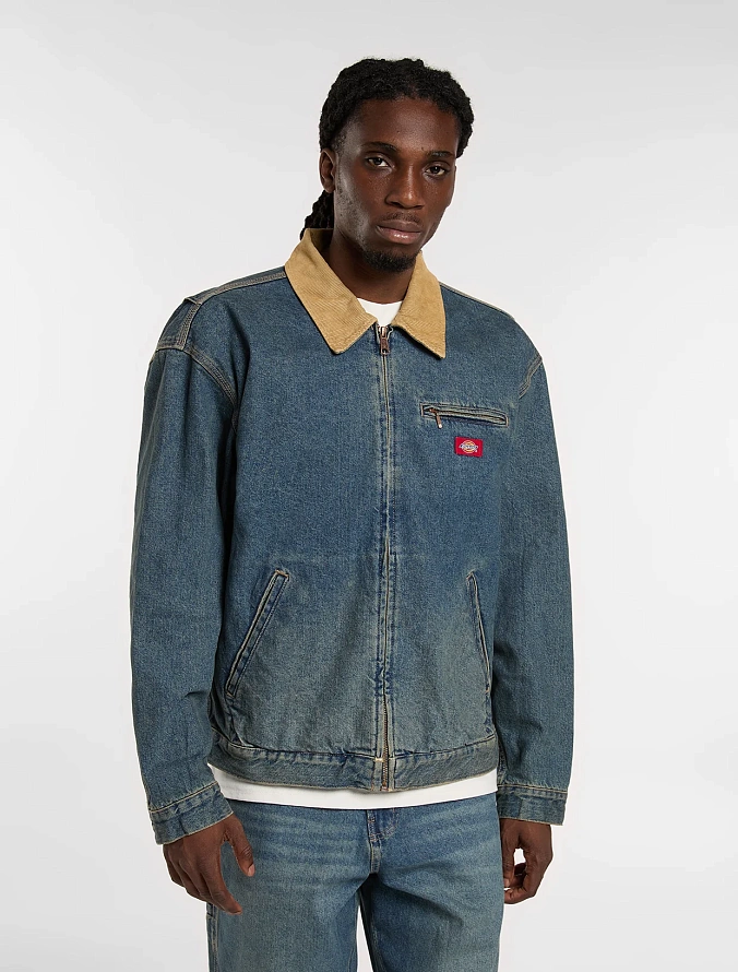 Куртка Dickies Denim Painter Jacket Khaki Tinted Blue