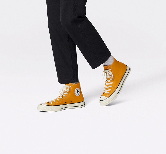 Кеды унисекс Converse Chuck 70 Vintage Canvas High-Top Sunflower/Black/Egret